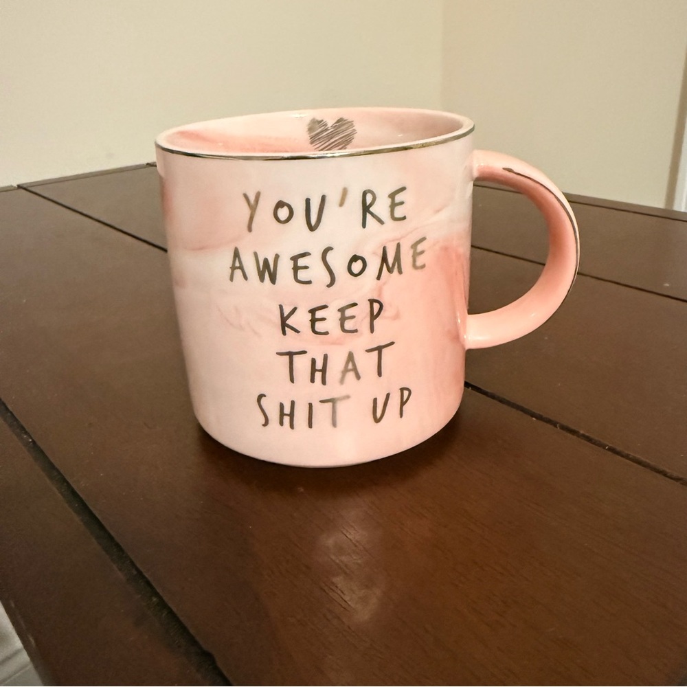 Inspirational Pink Ceramic Mug